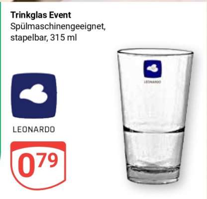 Trinkglas Event