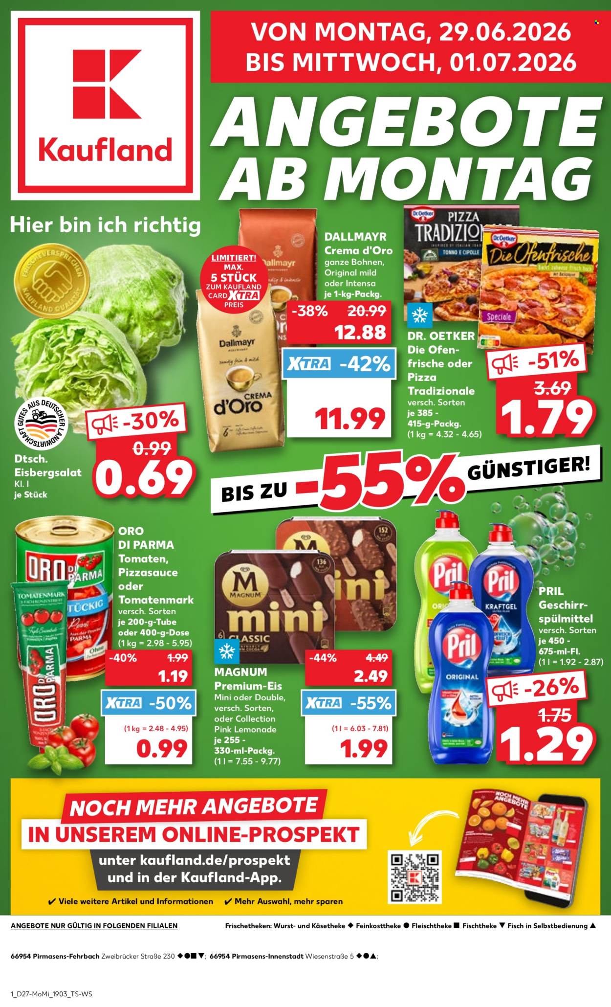 Kaufland Prospekte  - 29.06.2026 - 1.07.2026. Seite 1