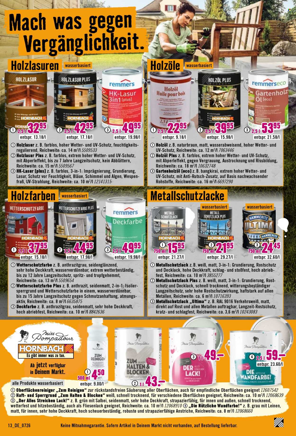 Hornbach Prospekte  - 25.06.2026 - 8.07.2026. Seite 13