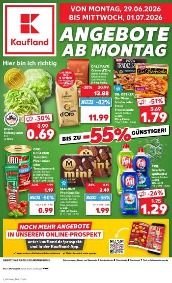Prospekte Kaufland - 29.06.2026 - 1.07.2026.