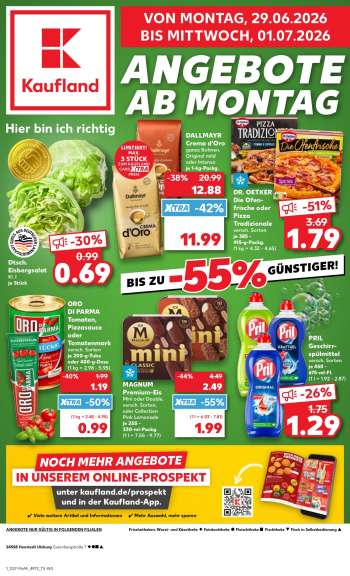 Prospekte Kaufland - 29.06.2026 - 1.07.2026.
