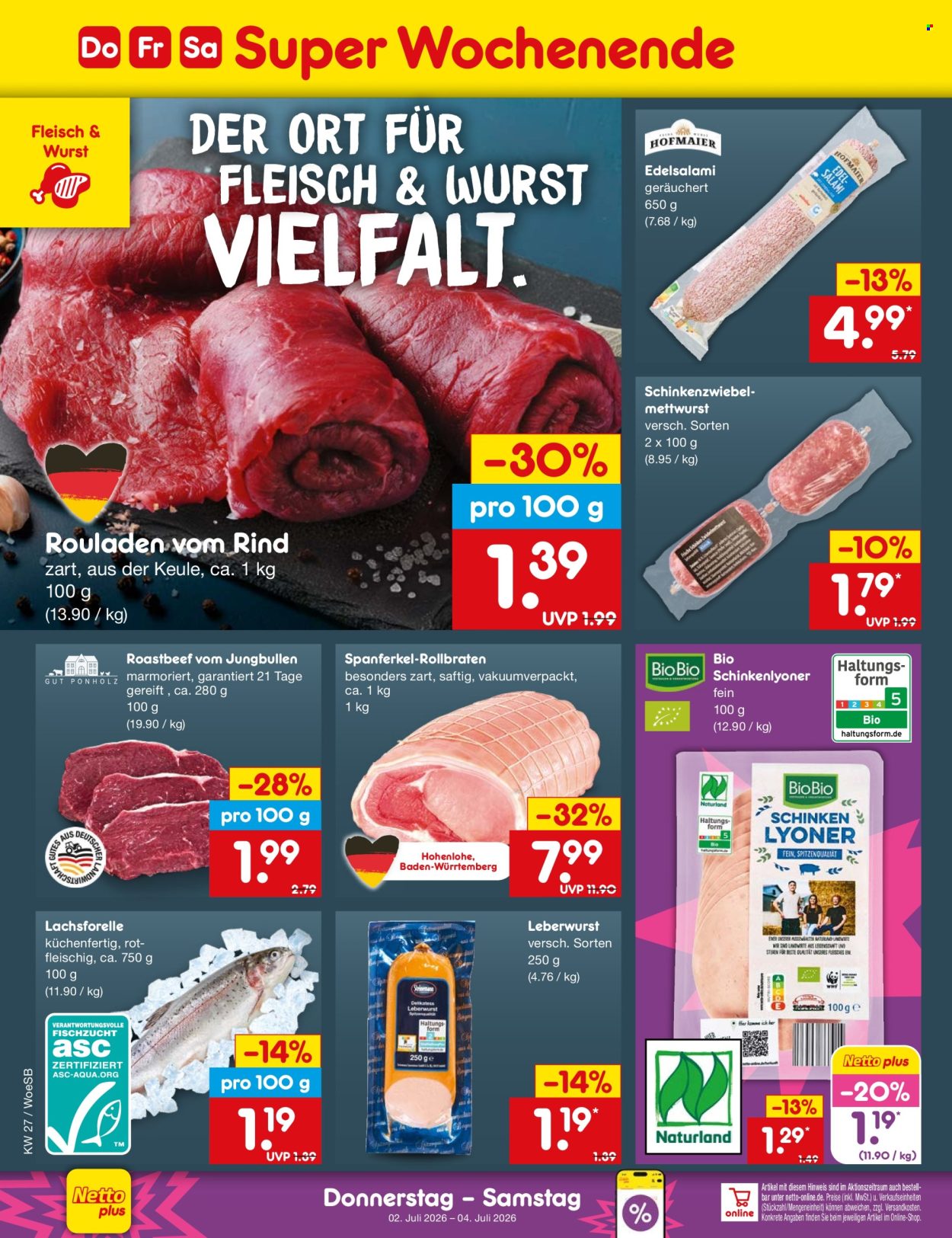 Netto Marken-Discount Prospekte  - 29.06.2026 - 4.07.2026. Seite 62