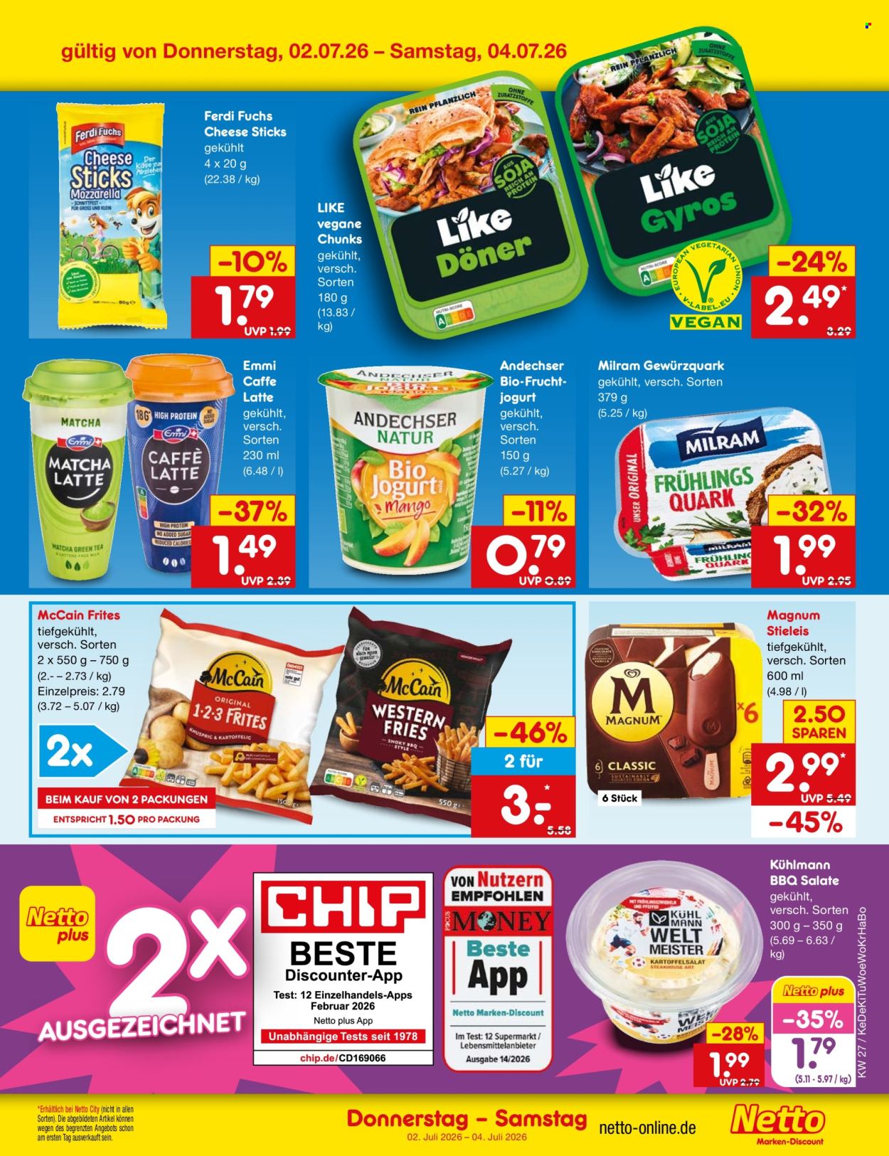 Netto Marken-Discount Prospekte  - 29.06.2026 - 4.07.2026. Seite 63