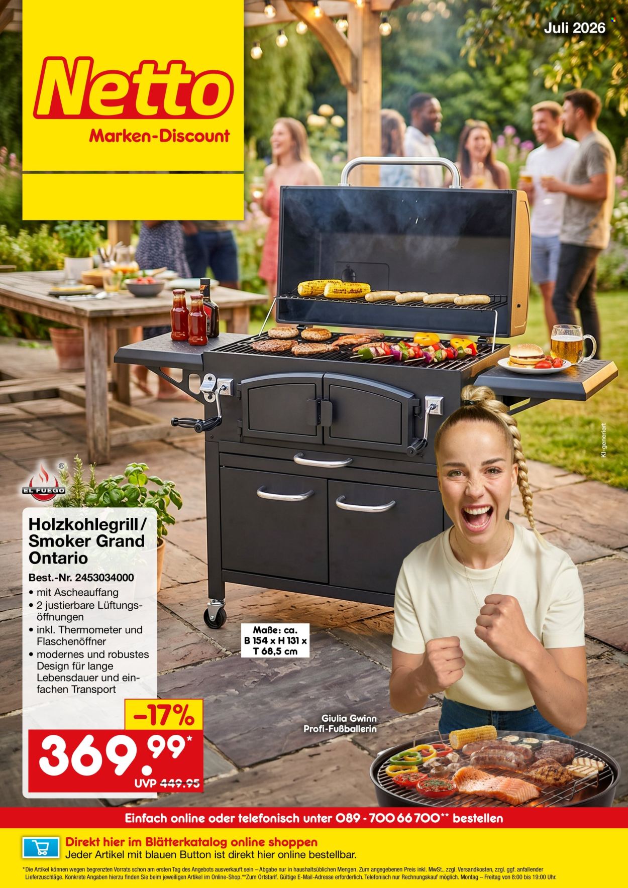 Netto Marken-Discount Prospekte  - 25.06.2026 - 31.07.2026. Seite 1