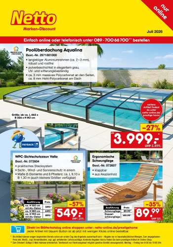 Prospekte Netto Marken-Discount - 25.06.2026 - 31.07.2026.