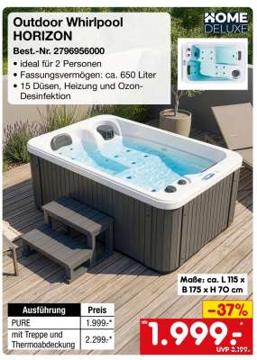 Outdoor Whirlpool HORIZON