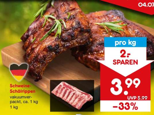 Schweine-Schälrippen