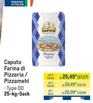 Caputo Farina di Pizzeria / Pizzamehl