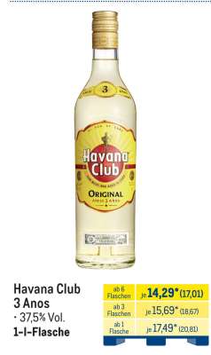 Havana Club 3 Anos