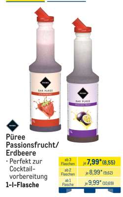 Püree Passionsfrucht/Erdbeere