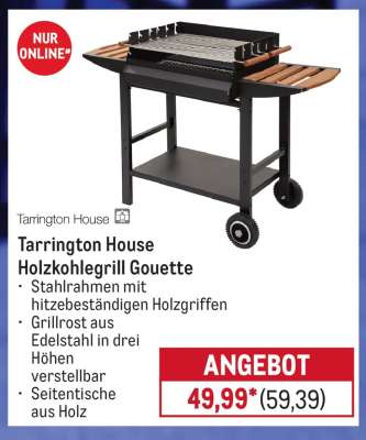 Tarrington House Holzkohlegrill Gouette