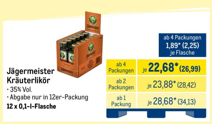 JÄGERMEISTER Kräuterlikör*