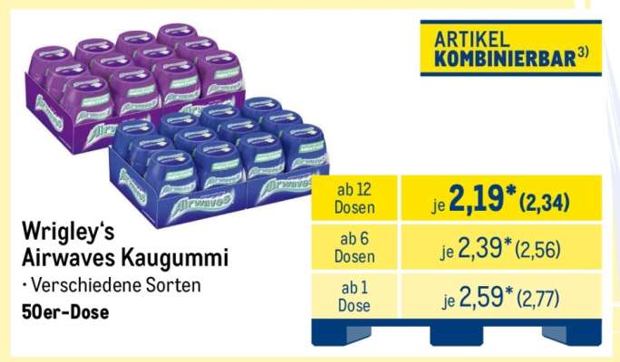 Wrigley's Airwaves Kaugummi