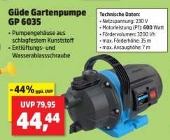 Güde Gartenpumpe GP 6035