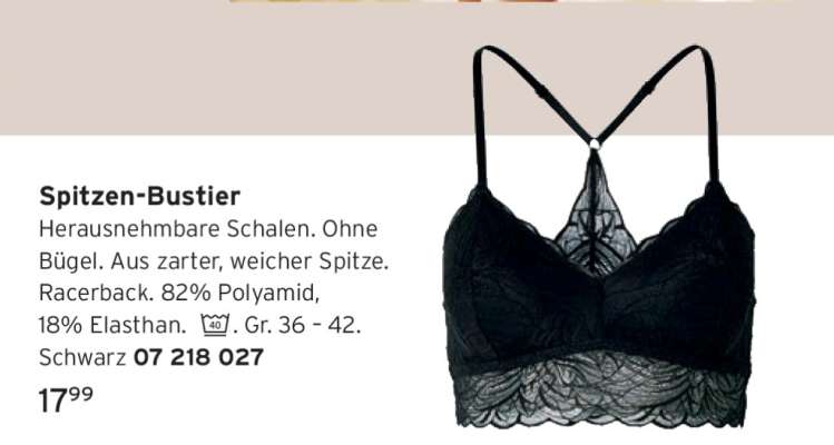 Spitzen-Bustier