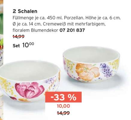 2 Schalen