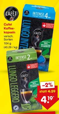 Cafet Kaffee-kapseln