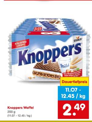 Knoppers Waffel