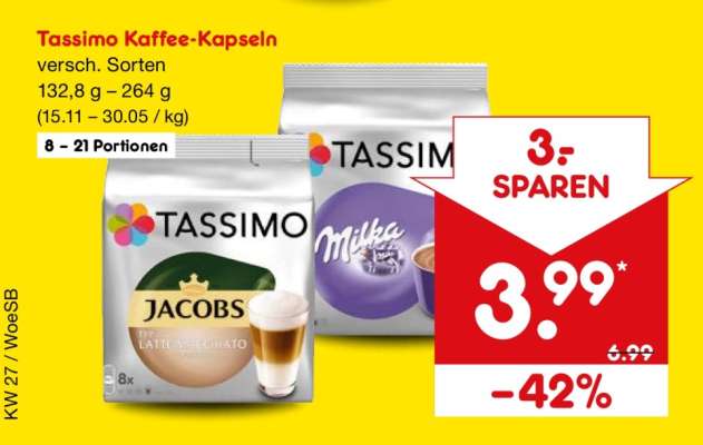 Tassimo Kaffee- kapseln*