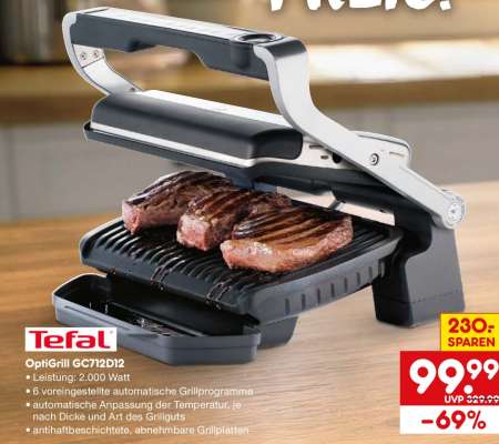 Tefal OptiGrill GC712D12