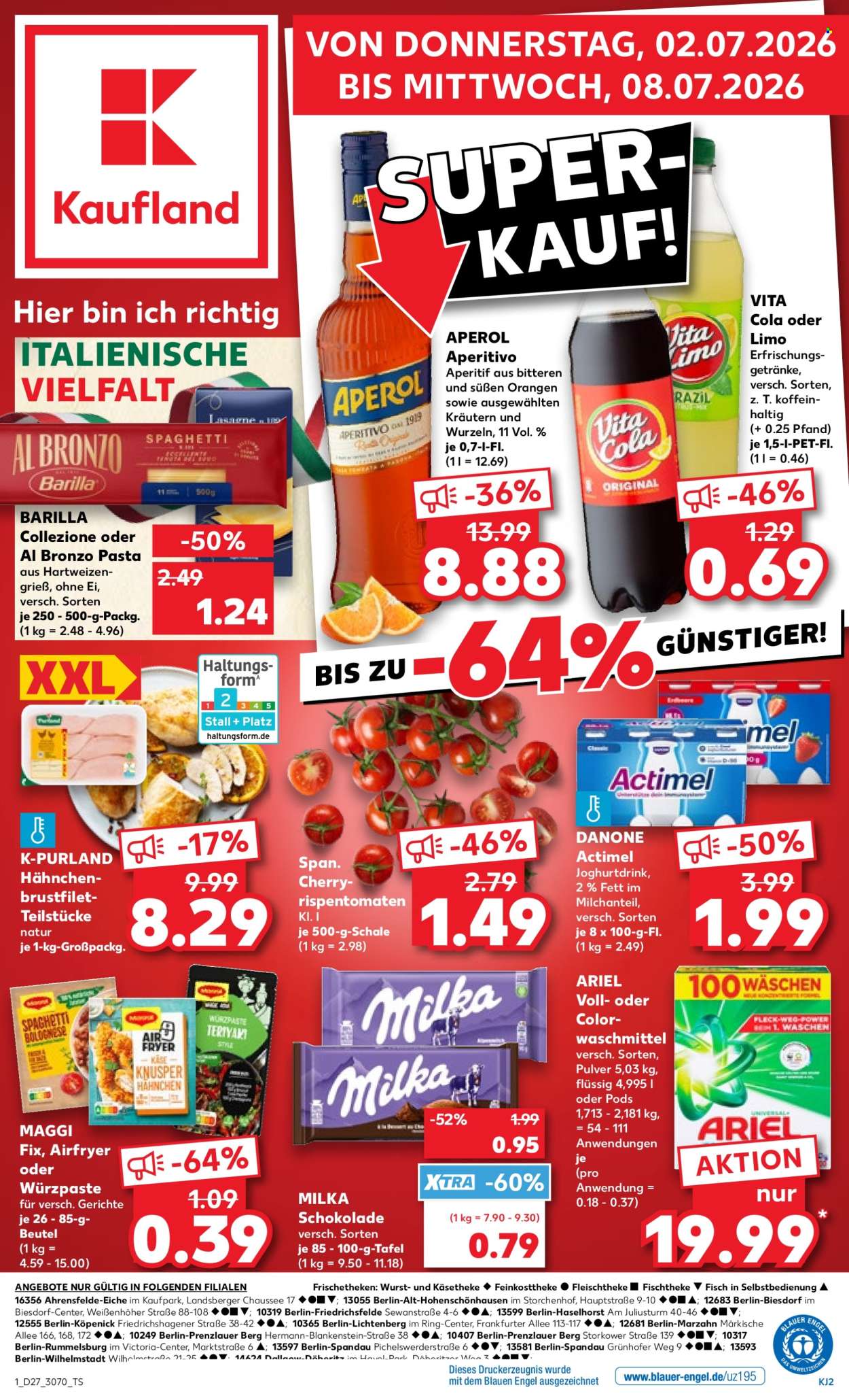 Kaufland Prospekte  - 2.07.2026 - 8.07.2026. Seite 1