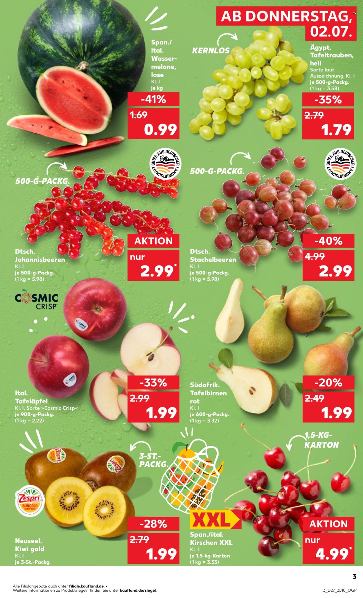 Kaufland Prospekte  - 2.07.2026 - 8.07.2026. Seite 3