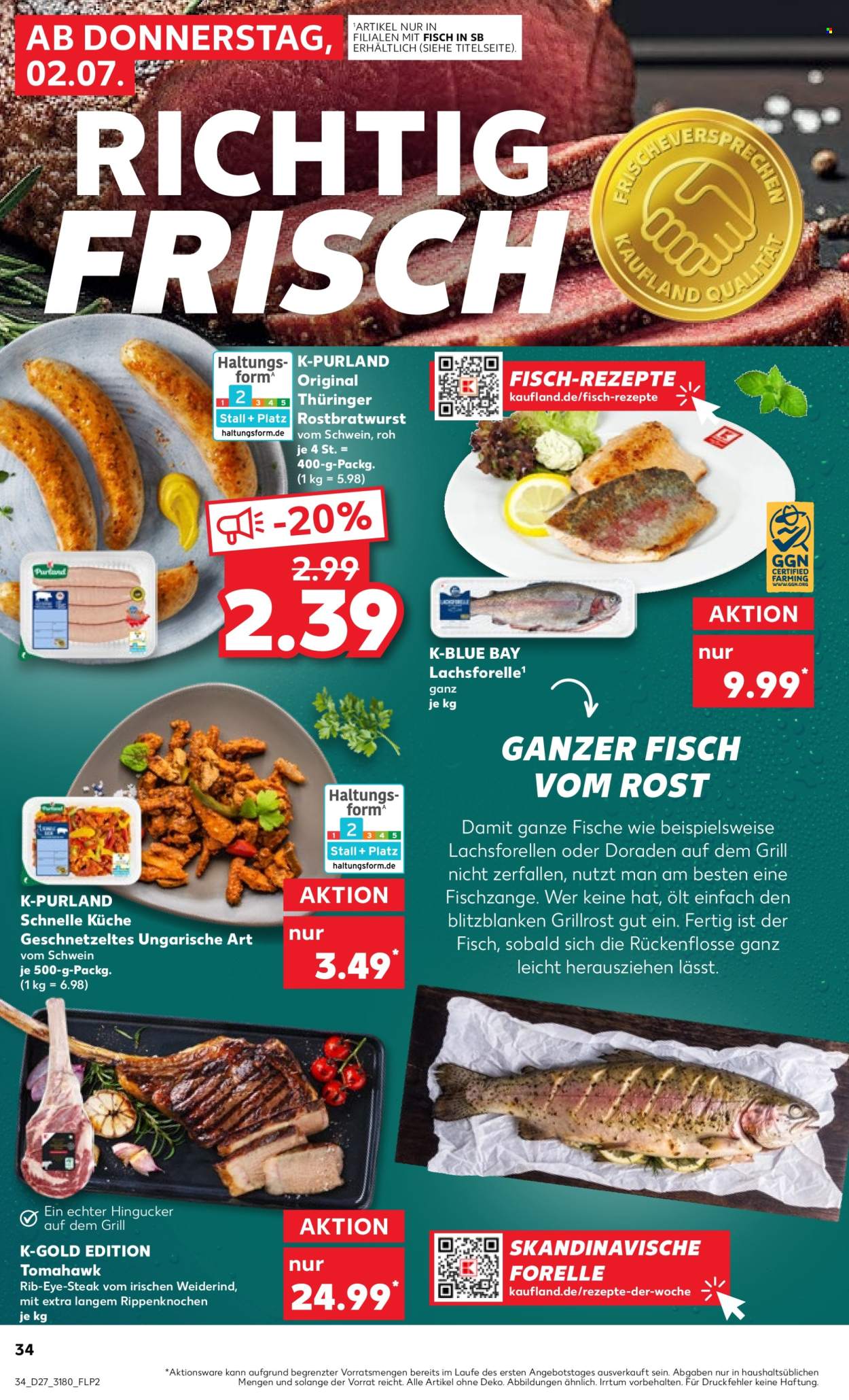Kaufland Prospekte  - 2.07.2026 - 8.07.2026. Seite 34