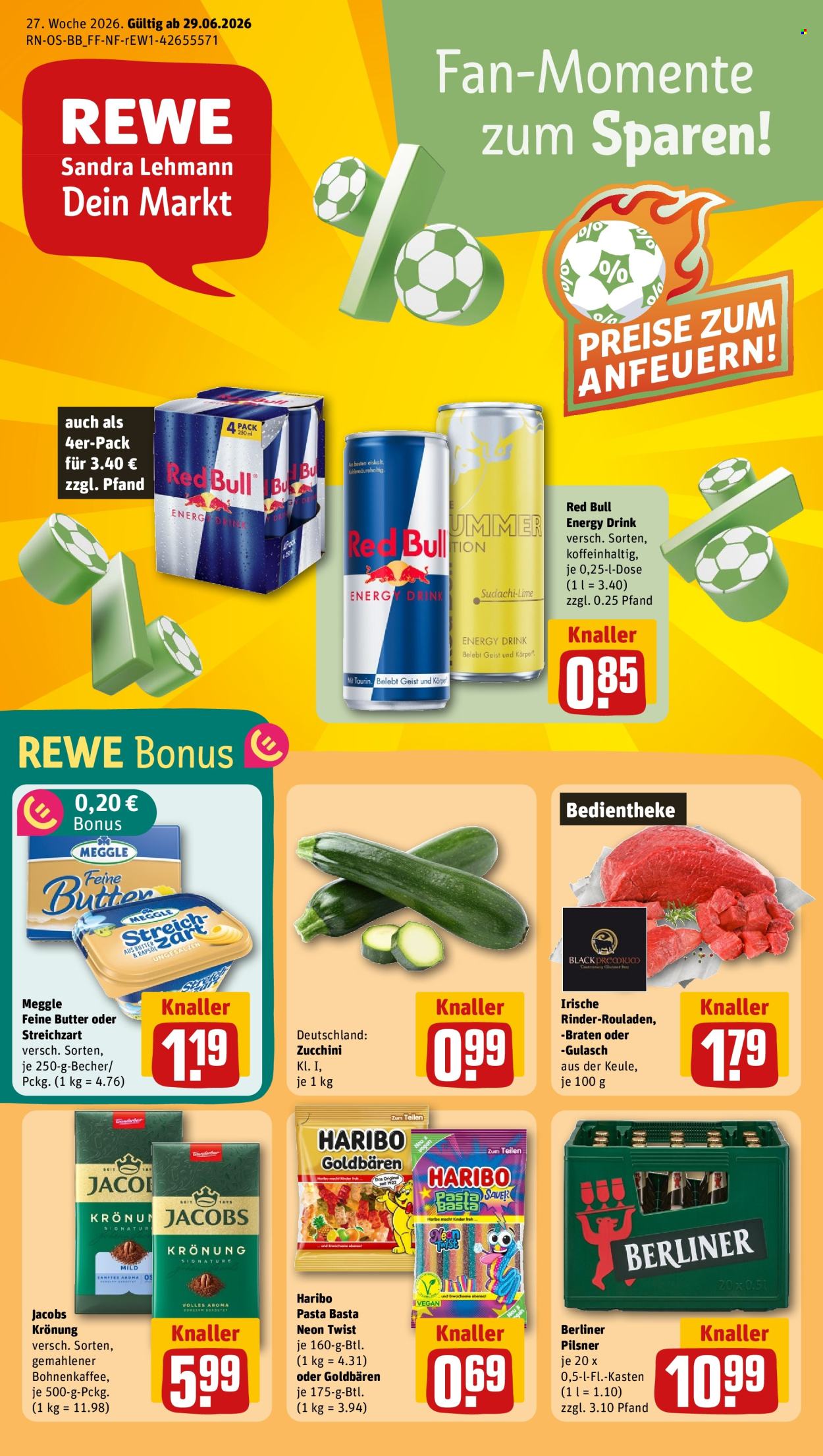 REWE Prospekte  - 29.06.2026 - 5.07.2026. Seite 1
