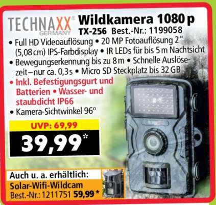 Wildkamera 1080 p