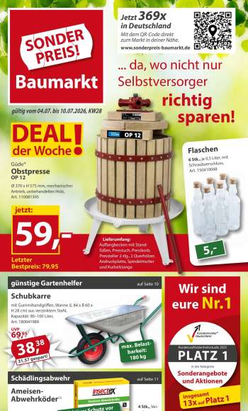 thumbnail - Sonderpreis-Baumarkt Prospekt