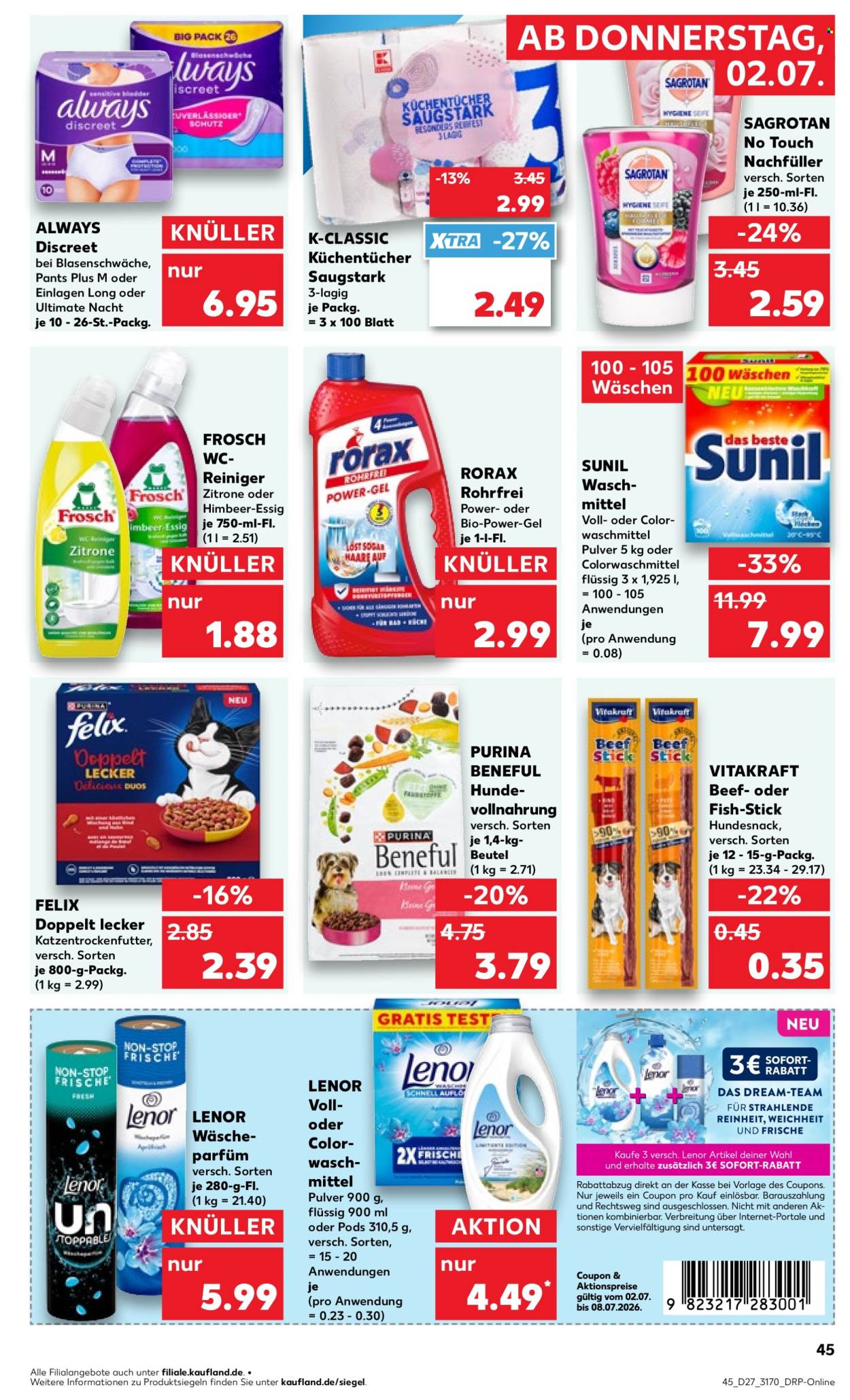 Kaufland Prospekte  - 2.07.2026 - 8.07.2026. Seite 45