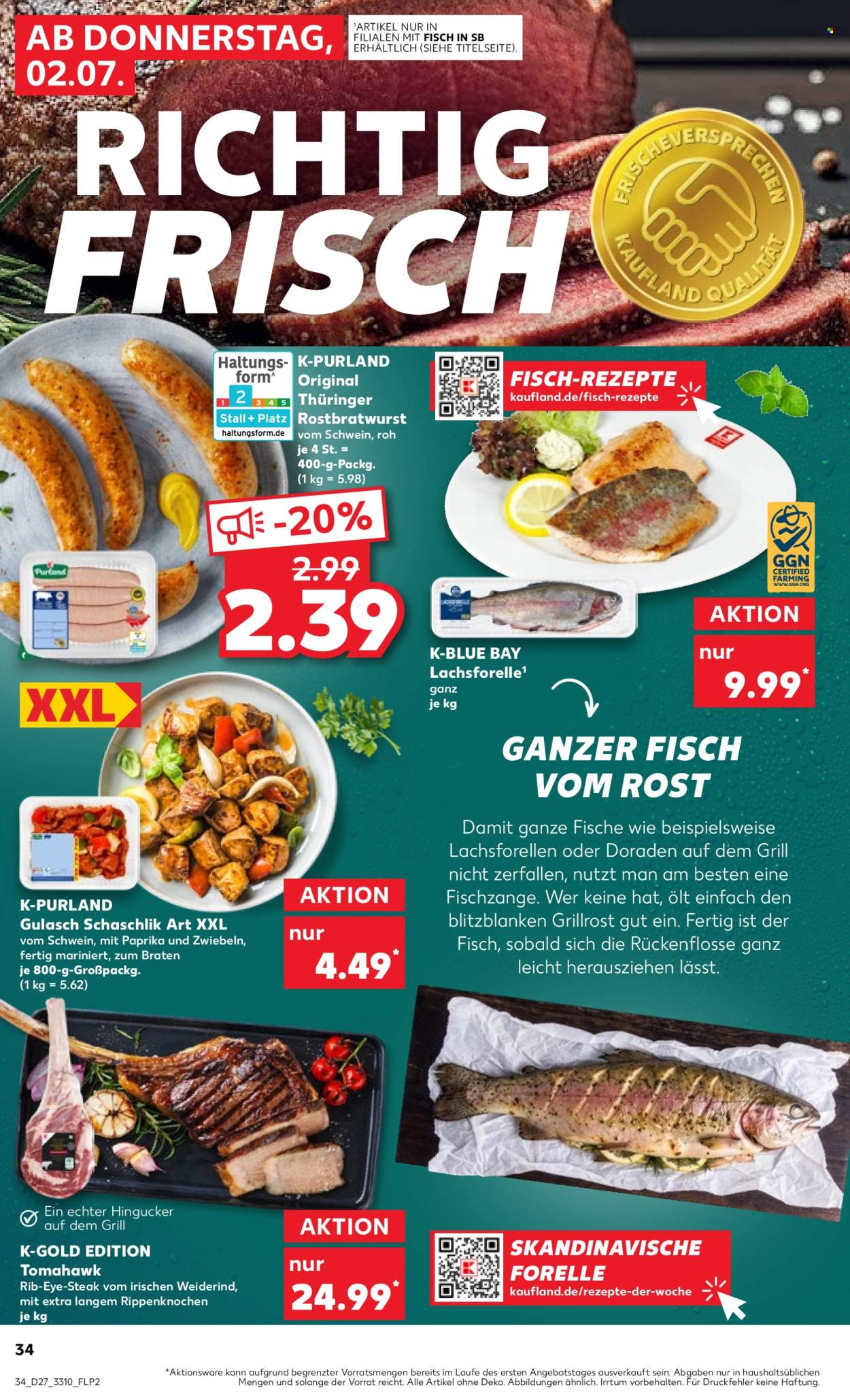 Kaufland Prospekte  - 2.07.2026 - 8.07.2026. Seite 34