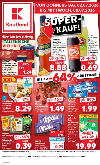 Prospekte Kaufland - 2.07.2026 - 8.07.2026.