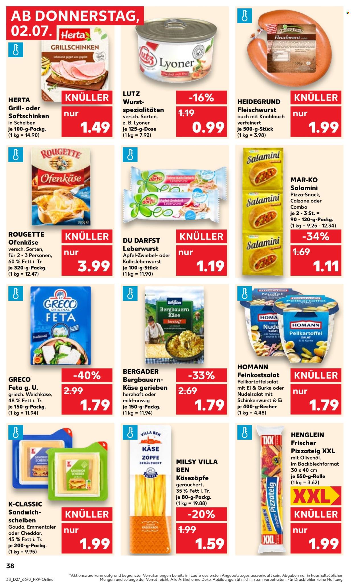 Kaufland Prospekte  - 2.07.2026 - 8.07.2026. Seite 38