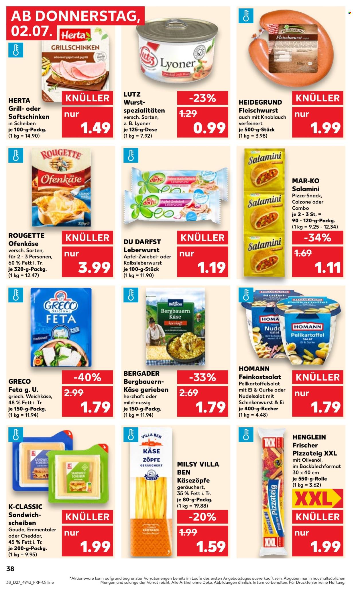 Kaufland Prospekte  - 2.07.2026 - 8.07.2026. Seite 38