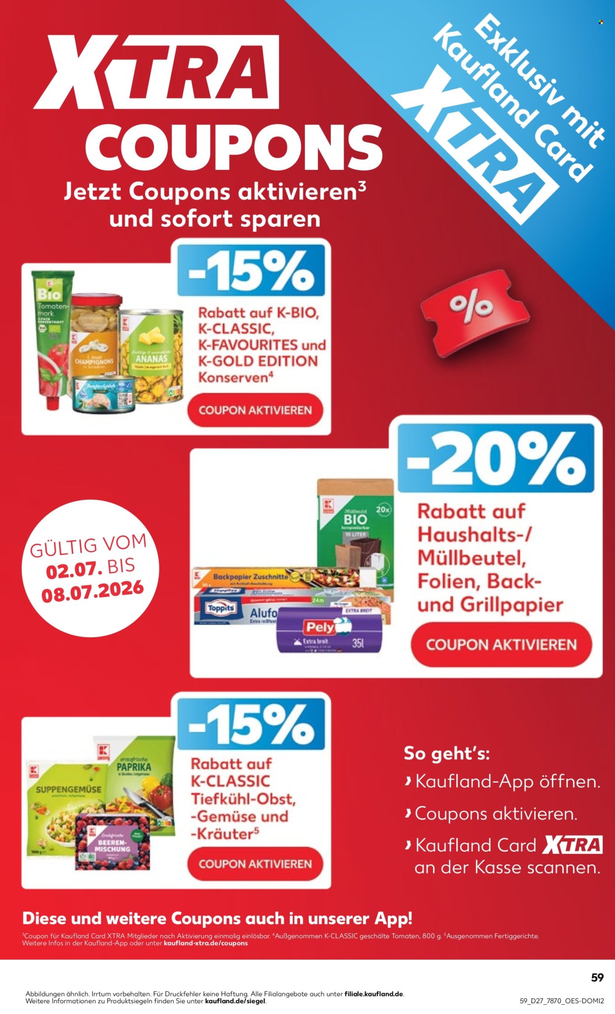 Kaufland Prospekte  - 2.07.2026 - 8.07.2026. Seite 59