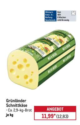 Grünländer Schnittkäse