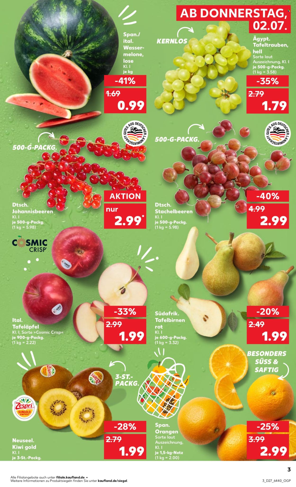 Kaufland Prospekte  - 2.07.2026 - 8.07.2026. Seite 3