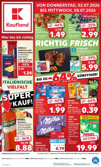 Prospekte Kaufland - 2.07.2026 - 8.07.2026.