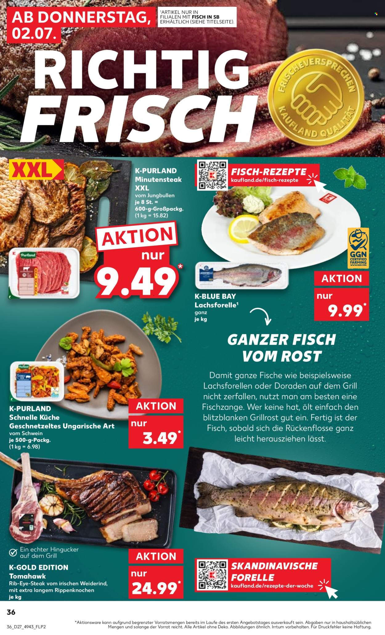 Kaufland Prospekte  - 2.07.2026 - 8.07.2026. Seite 36