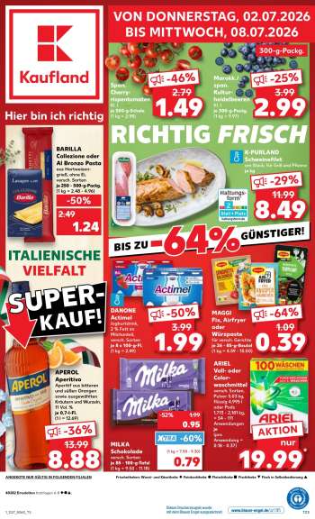 Prospekte Kaufland - 2.07.2026 - 8.07.2026.
