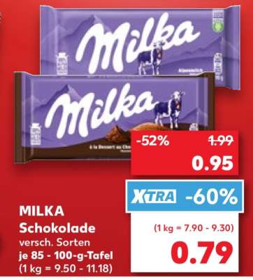 MILKA Schokolade