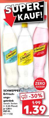 SCHWEPPES Erfrischungsgetränk