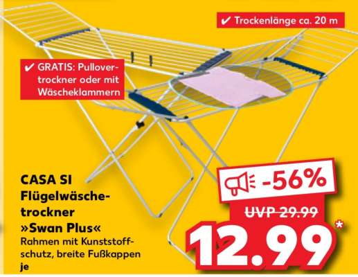CASA SI Flügelwäschetrockner »Swan Plus«