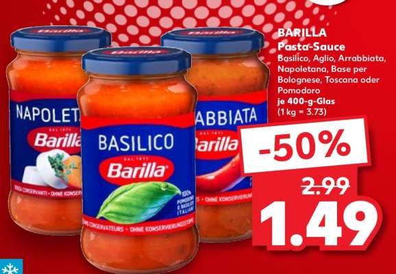 Barilla Pasta Sauce
