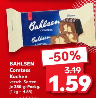 Bahlsen Comtess Kuchen