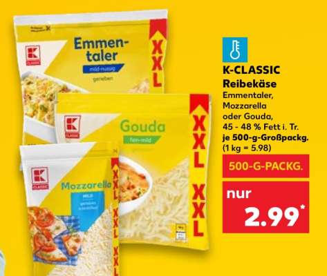 K-CLASSIC Reibekäse