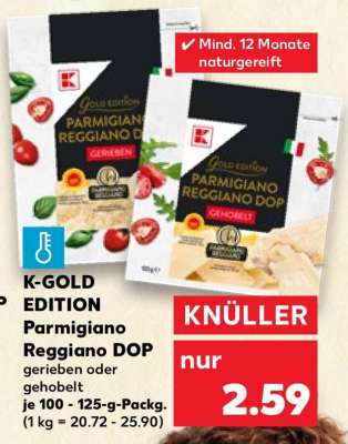 K-GOLD EDITION Parmigiano Reggiano DOP