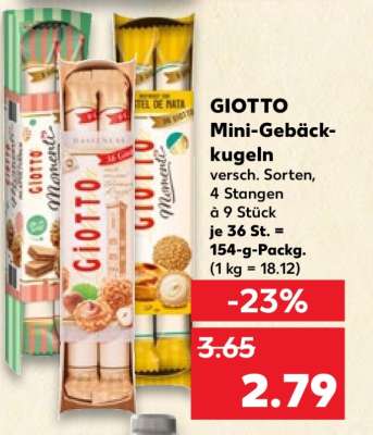 GIOTTO Mini-Gebäckkugeln