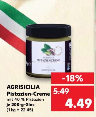 AGRISICILIA Pistazien-Creme